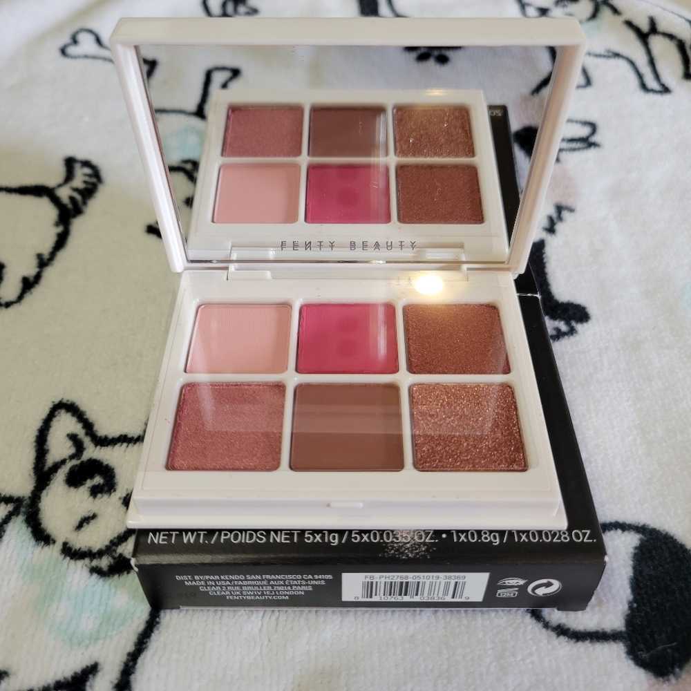 NIB Fenty Beauty Snap Shadows Eyeshadow Palette - Rose